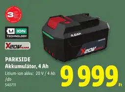Lidl Parkside akkumulátor ajánlat