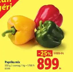 Lidl Paprika mix ajánlat