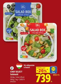 Lidl Chef Select Salátatál ajánlat
