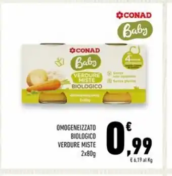 Conad Superstore Omogeneizzato biologico verdure miste offerta