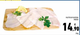 Conad Superstore Filetto di platessa fresco offerta