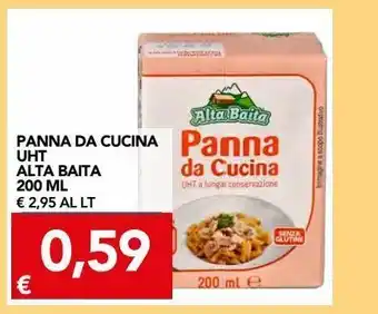 Panna da cucina uht alta baita 200 ml