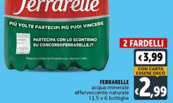 Deco Market Ferrarelle acqua minerale effervescente naturale offerta