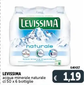 Deco Market Levissima acqua minerale naturale offerta