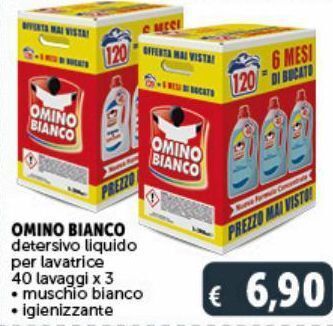 Deco Market Omino bianco detersivo liquido per lavatrice offerta