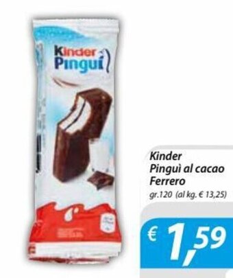 Kinder Pinguì al cacao Ferrero gr.120