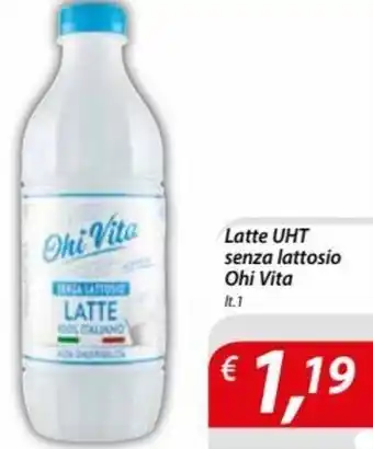Ohi Vita Latte UHT senza lattosio lt.1