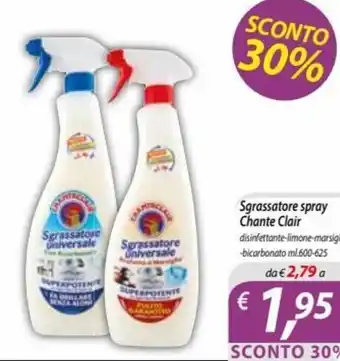 Chante Clair Sgrassatore spray ml.600-625