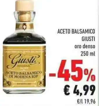 Giusti Aceto Balsamico oro denso 250 ml