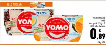Conad Superstore Yogurt magro yomo offerta