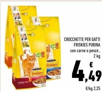 Conad Superstore Crocchette per gatti friskies purina offerta