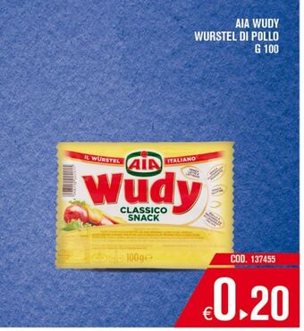 Adhoc Aia wudy wurstel di pollo offerta