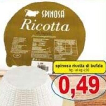 Pewex Spinosa ricotta di bufala offerta