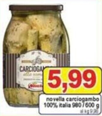 Novella carciogambo 100% italia 980 / 600 g
