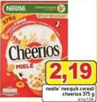 Pewex Nestlé Nesquik cereali cheerios 375 g offerta