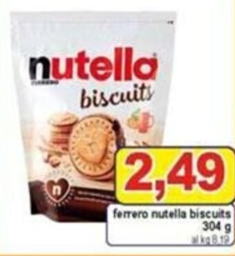 Pewex Ferrero Nutella Biscuits 304 g offerta