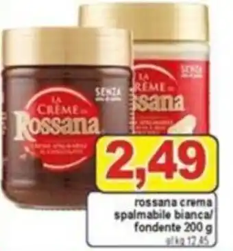 Pewex La Crema Rossana spalmabile bianca/fondente 200 g offerta