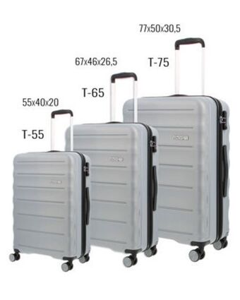 Globo Moda American tourister - trolley 4 ruote in polipropilene con combinazione tsa offerta