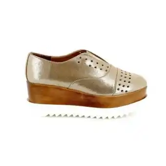 Scarpe senza lacci con zeppa