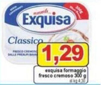 Pewex Exquisa formaggio fresco cremoso 300 g offerta