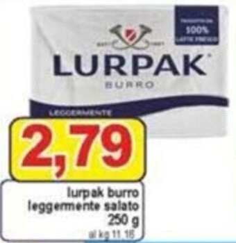 Pewex Lurpak burro leggermente salato 250 g offerta