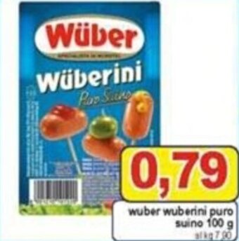 Pewex Wüber Wüberini puro suino 100 g offerta
