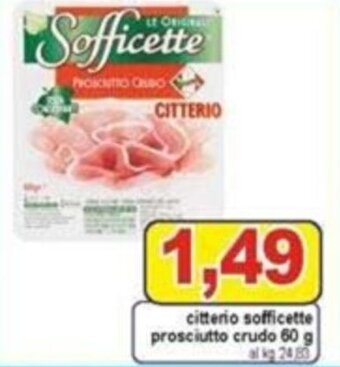 Pewex Citterio Sofficette prosciutto crudo 60 g offerta