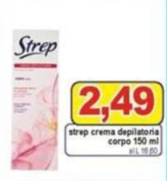 Strep crema depilatoria corpo 150 ml