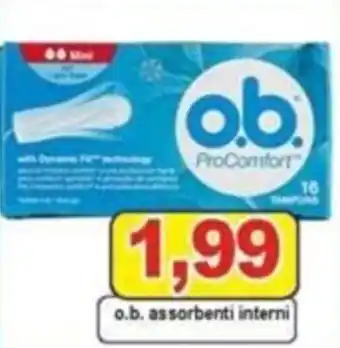 o.b. assorbenti interni