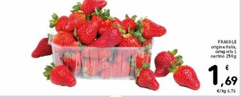 Spazio Conad Fragole 250 g offerta