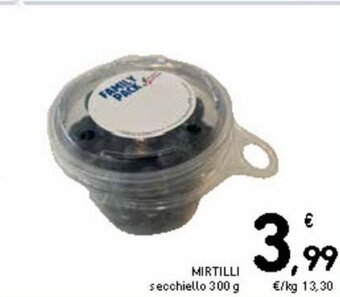 Spazio Conad Mirtilli secchiello 300 g offerta