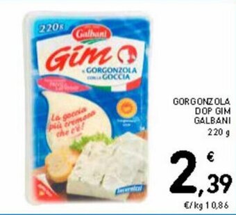 Spazio Conad Galbani Gim Gorgonzola dop 220 g offerta