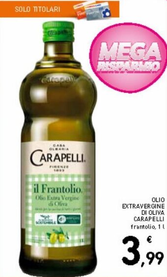 Olio extra vergine di oliva carapelli 1 l