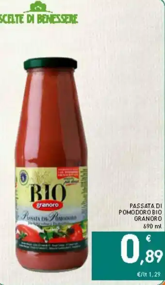 Spazio Conad Passata di pomodoro granoro 690 ml offerta