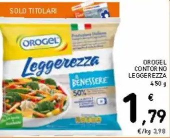 Spazio Conad Orogel contorno leggerezza 450 g offerta