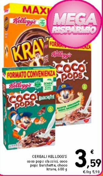 Spazio Conad Cereali kellogg's 600 g offerta