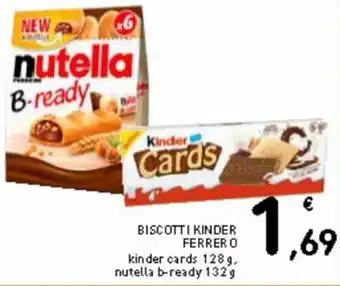 Spazio Conad Biscotti kinder ferrero 128 g/132 g offerta