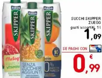 Spazio Conad Succhi skipper zuegg 1 l offerta