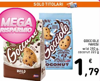 Spazio Conad Pavesi Gocciole 320 g/ 350 g offerta