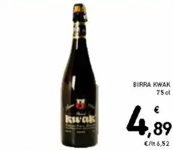 Spazio Conad Birra kwak 75 cl offerta