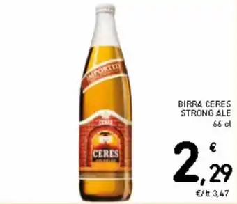 Spazio Conad Birra ceres strong ale 66 cl offerta