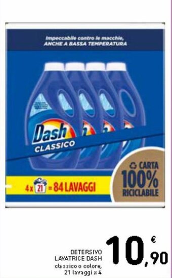 Detersivo lavatrice Dash 21 lavaggi & 4