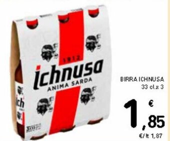 Spazio Conad Birra ichnusa 33 cl x 3 offerta