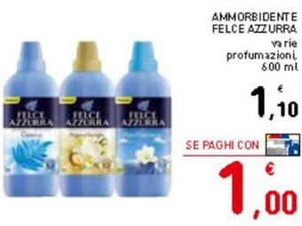 Spazio Conad Ammorbidente felce azzurra 600 ml offerta