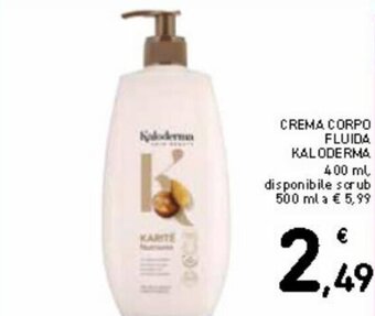 Crema corpo fluida kaloderma 400 ml