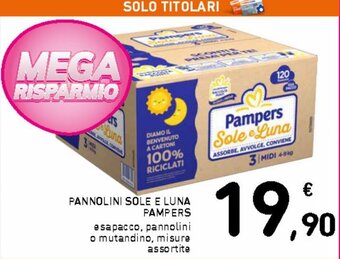 Spazio Conad Pannolini sole e luna pampers offerta