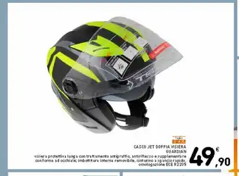 Spazio Conad Casco jet doppia visiera guardian offerta