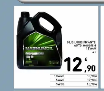 Spazio Conad Olio lubrificante auto magnum 15 w40 4 l offerta