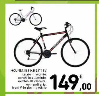 Spazio Conad Mountain bike 26 ' 18 v offerta