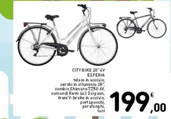 Spazio Conad City bike 28 '' 6 v offerta